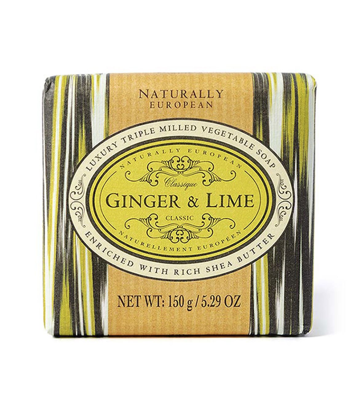 Naturally European Sabun Ginger & Lime 150 Gr