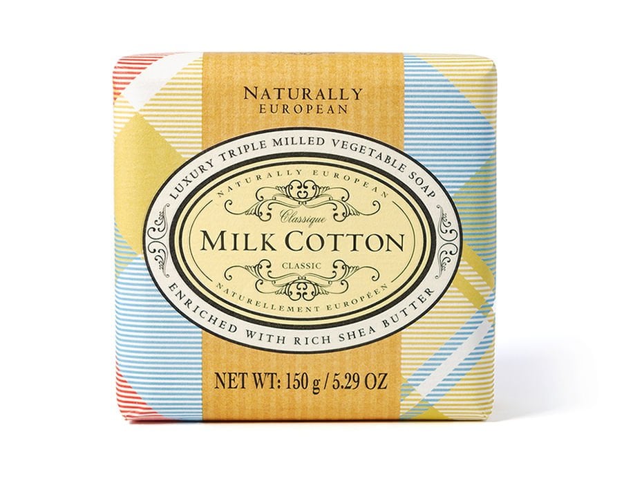 Naturally European Sabun Milk Cotton 150 Gr