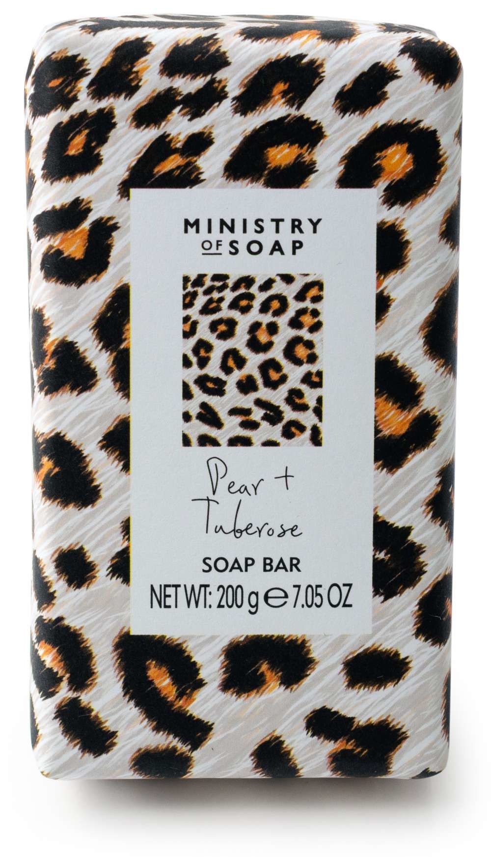 Ministry Of Soap Sabun Bar Wild Side Leopard Pear & Tuberose 200 Gr