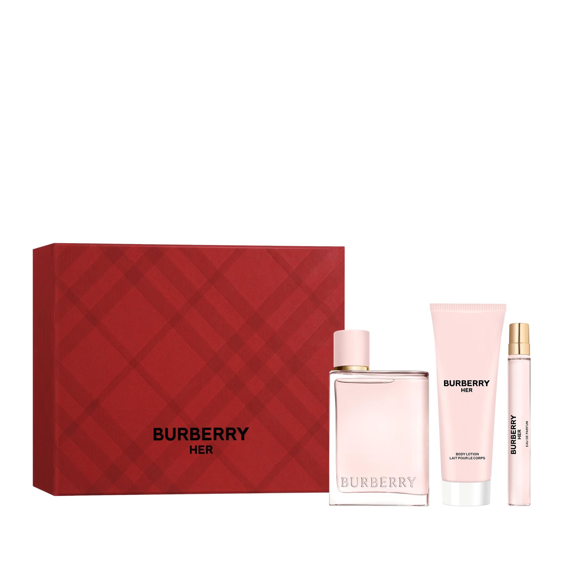 Burberry Her Edp 100 Ml + Body Lotion 75 Ml + Edp 10 Ml