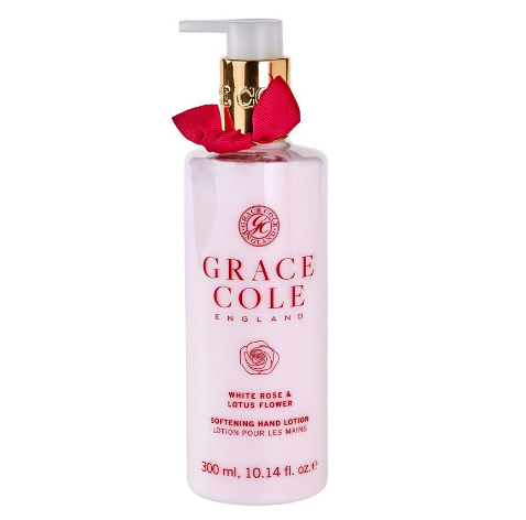 Grace Cole HC White Rose & Lotus Flower El Losyonu 300 Ml