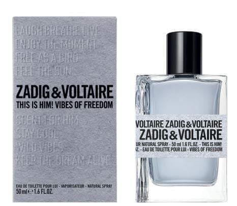 Zadig Voltaire This Is Him Vibes Of Freedom Edt 50 Ml