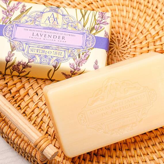 Aromas Artesanales De Antigua Sabun Lavender 200 Gr - 3