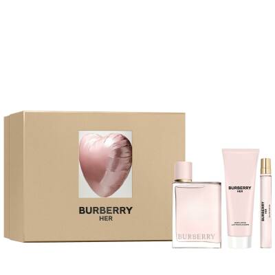 Burberry Her Edp 100 Ml + Body Lotion 75 Ml + Edp 10 Ml - 1
