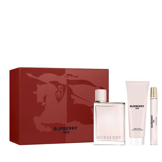 Burberry Her Edp 100 Ml + Body Lotion 75 Ml + Edp 10 Ml - 1