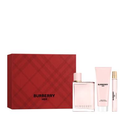 Burberry Her Edp 100 Ml + Body Lotion 75 Ml + Edp 10 Ml - 3