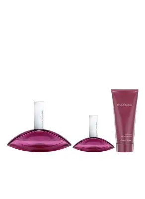 Calvin Klein Euphoria Woman Edp 100 Ml + Body Lotion 100 Ml + Edp 30 Ml - 2
