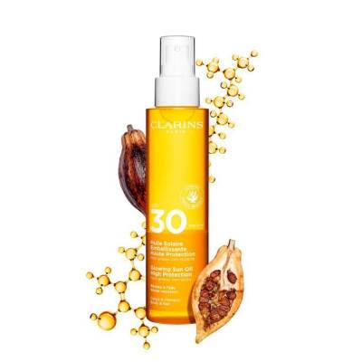 Clarins Sun Body Oil Spf 30 150Ml - 1