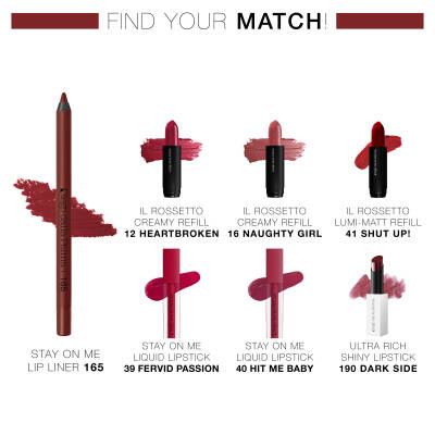 Diego Dalla Palma Mu Lip Pencil Stay On Me Lip Liner Water Resistant 165 - 4