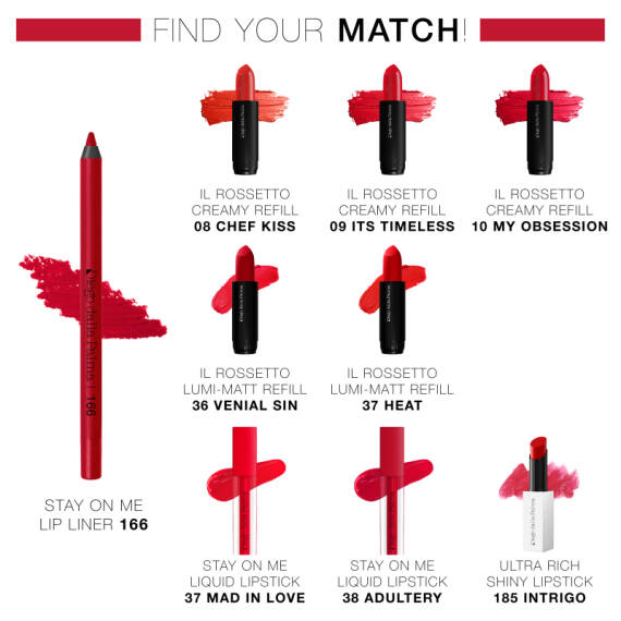 Diego Dalla Palma Mu Lip Pencil Stay On Me Lip Liner Water Resistant 166 - 4