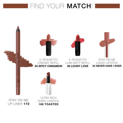 Diego Dalla Palma Mu Lip Pencil Stay On Me Lip Liner Water Resistant 172 - 4