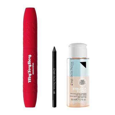 Diego Dalla Palma MU Maskara My Toy Boy + Siyah Göz Kalemi + Makyaj Temizleyici 50 Ml - 1