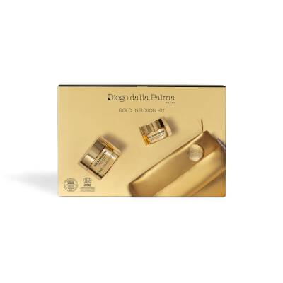 Diego Dalla Palma SC Gold Infusion Altın Parçacıklı Gençleştirici Krem 45 Ml + Göz Çevresi Kremi 15 Ml + Çanta - 2