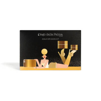 Diego Dalla Palma SC Gold Infusion Altın Parçacıklı Gençleştirici Krem 45 Ml + Göz Çevresi Kremi 15 Ml + Çanta - 3