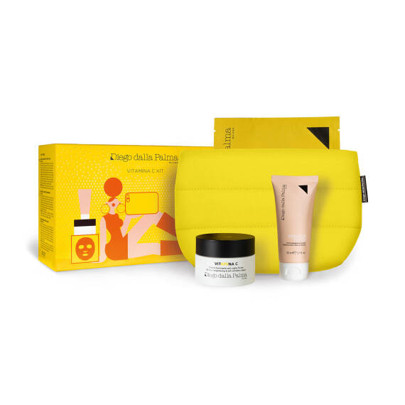 Diego Dalla Palma SC Vitamin C Kırışık Önleyici Krem 50 Ml + Makyaj Temizleyici 50 Ml + Maske 15 Ml + Çanta - 1