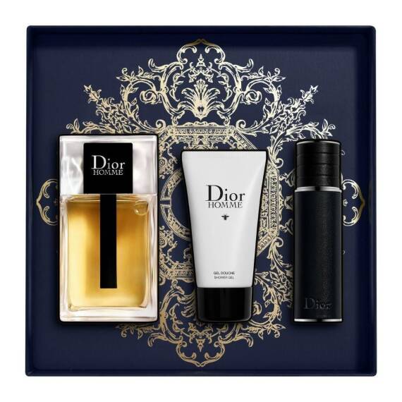 Dior Homme Edt 100 Ml + Shower Gel 50 Ml + Edt 10 Ml - 1