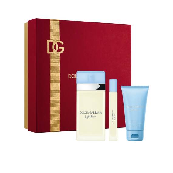 Dolce Gabbana Light Blue Femme Edt 100 Ml + Body Cream 50 Ml + Edt 10 Ml - 1