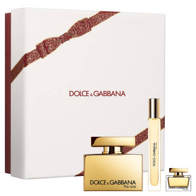 Dolce Gabbana The One Gold Intense Edp 75 Ml + Edp 10 Ml + Edp 5 Ml - Dolce Gabbana