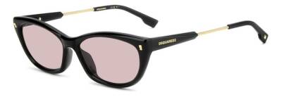 Dsquared2 D2 0209/G/S - 3H257U1 - 26C - 57 Kadın Güneş Gözlüğü - Dsquared