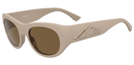 Dsquared2 Icon 0028/S - 10A5570 - 55 Brown Unisex Güneş Gözlüğü - 1