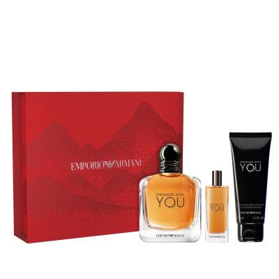 Emporio Armani Stronger With You Edt 100 Ml + Shower Gel 75 Ml + Edt 10 Ml - 1