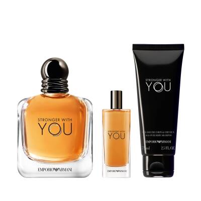 Emporio Armani Stronger With You Edt 100 Ml + Shower Gel 75 Ml + Edt 10 Ml - 2