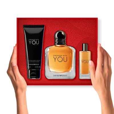 Emporio Armani Stronger With You Edt 100 Ml + Shower Gel 75 Ml + Edt 10 Ml - 4