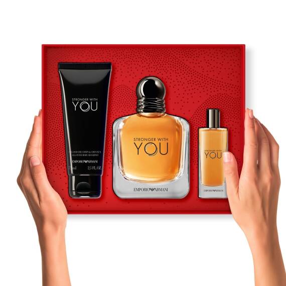 Emporio Armani Stronger With You Edt 100 Ml + Shower Gel 75 Ml + Edt 10 Ml - 4