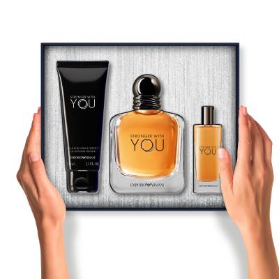 Emporio Armani Stronger With You Edt 100 Ml + Shower Gel 75 Ml + Edt 15 Ml - 2