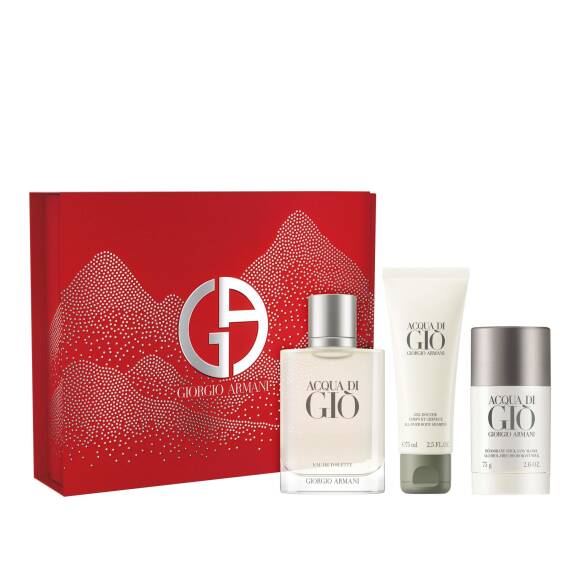Giorgio Armani Acqua Di Gio Homme Edt 100 Ml + Shower Gel 75 Ml + Deostick 75 Ml - 1