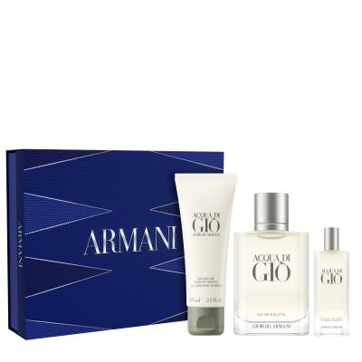 Giorgio Armani Acqua Di Gio Pour Homme Edt 100 Ml + Shower Gel 75 Ml + Edt 15 Ml - 1