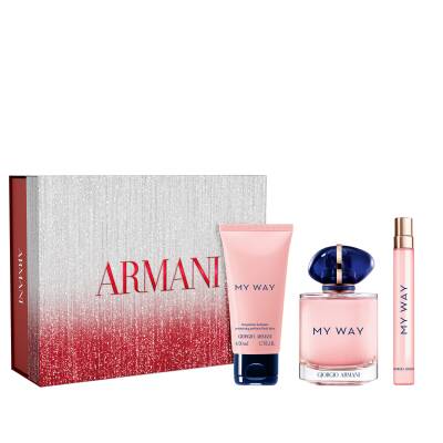 Giorgio Armani My Way Edp 90 Ml + Body Lotion 50 Ml + Edp 10 Ml - Giorgio Armani