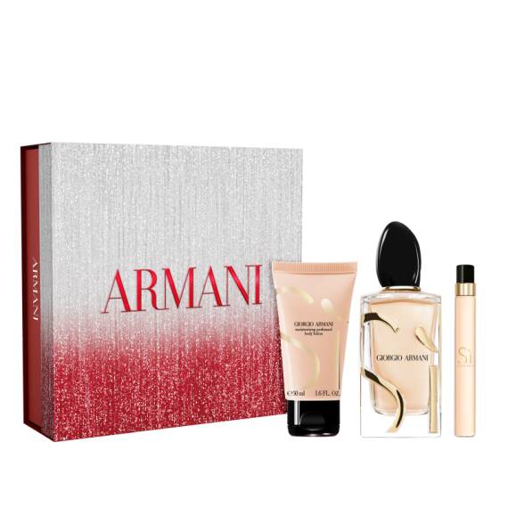 Giorgio Armani Si Edp 100 Ml + Body Lotion 50 Ml + Edp 10 Ml - 1