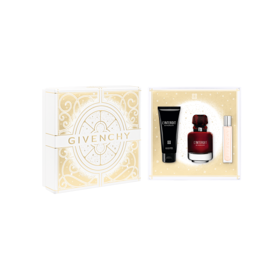 Givenchy L'Interdit Rouge Edp 80 Ml + Body Lotion 75 Ml + Edp 12,5 Ml - 1