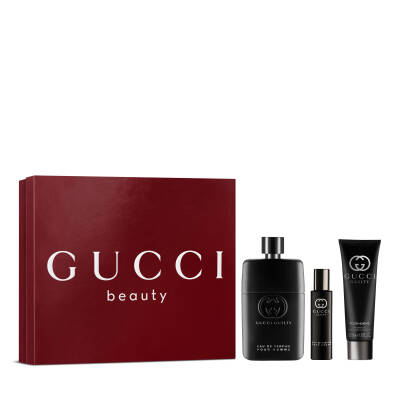 Gucci Guilty Pour Homme Edp 90 Ml + Shower Gel 50 Ml + Edp 15 Ml - Gucci