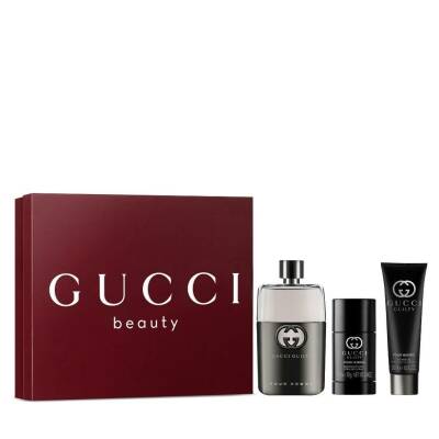 Gucci Guilty Pour Homme Edt 90 Ml + Shower Gel 50 Ml + Deostick 75 Ml - 1