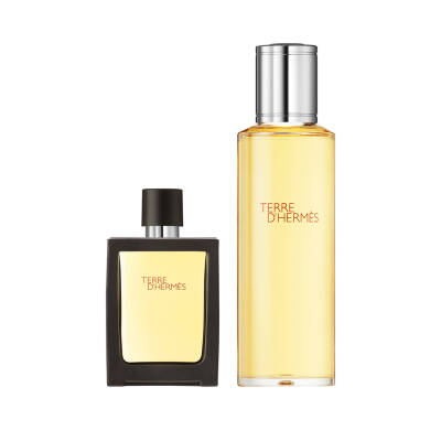 Hermes Terre D'Hermes Pure Parfum Edp 30 Ml + 125 Ml Refill - 3