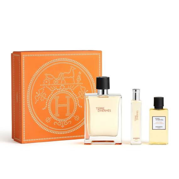 Hermes Terre D'Hermes Edt 100 Ml + Shower Gel 40 Ml + Edt 15 Ml - 1