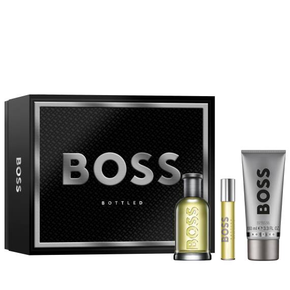Hugo Boss Bottled Edt 100 Ml + Shower Gel 100 Ml + Edt 10 Ml - 3