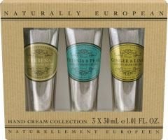 Naturally European Mini El Kremi Ginger & Lime - Verbena - Freesia & Pear Set 3 x 30 Ml