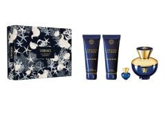 Versace Dylan Blue Pour Femme Edp 100 Ml + Body Lotion 100 Ml + Shower Gel 100 Ml + Edp 5 Ml