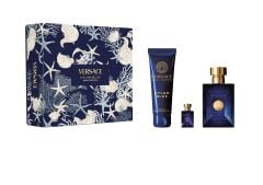 Versace Dylan Blue Pour Homme Edt 100 Ml + Shower Gel 150 Ml + Edt 5 Ml