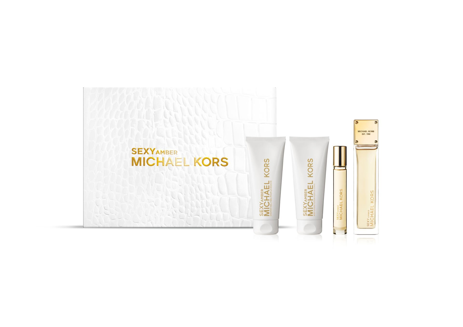 Michael Kors Sexy Amber Edp 100 Ml + Body Lotion 100 Ml + Shower Gel 100 Ml + Edp 10 Ml