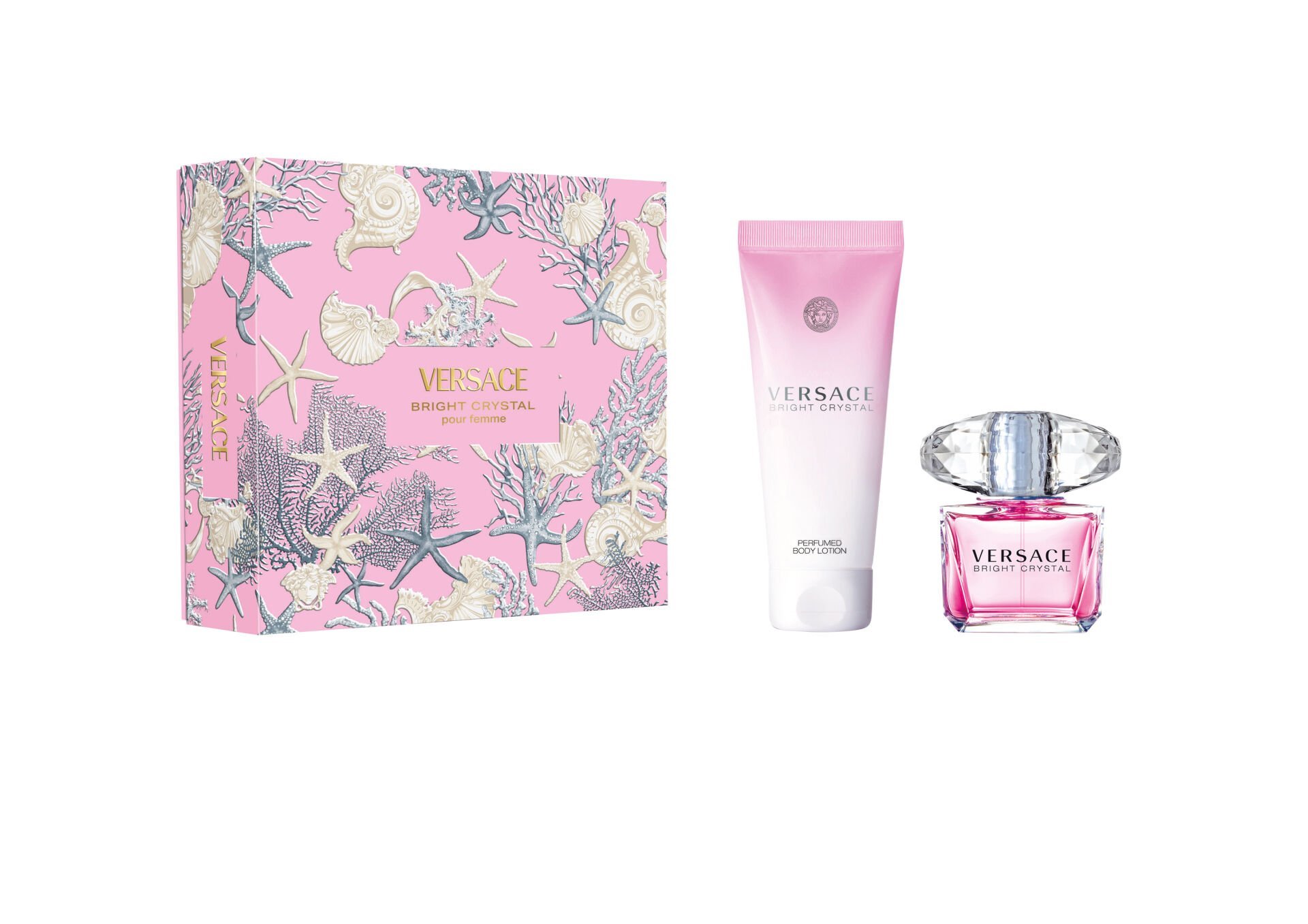 Versace Bright Crystal Edt 90 Ml + Body Lotion 150 Ml