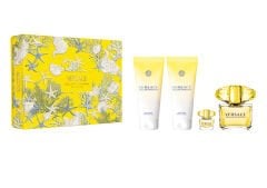 Versace Yellow Diamond Edt 90 Ml + Body Lotion 100 Ml + Shower Gel 100 Ml + Edt 5 Ml