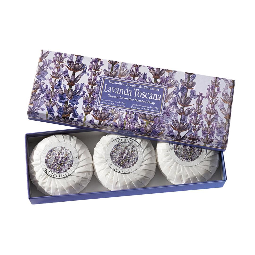 Saponificio Artigianale Fiorentino Sabun 3*100 Gr -  Lavender