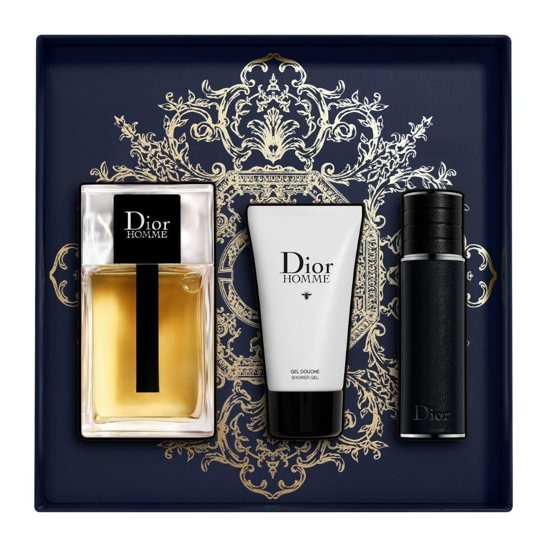 Dior Homme Edt 100 Ml + Shower Gel 50 Ml + Edt 10 Ml