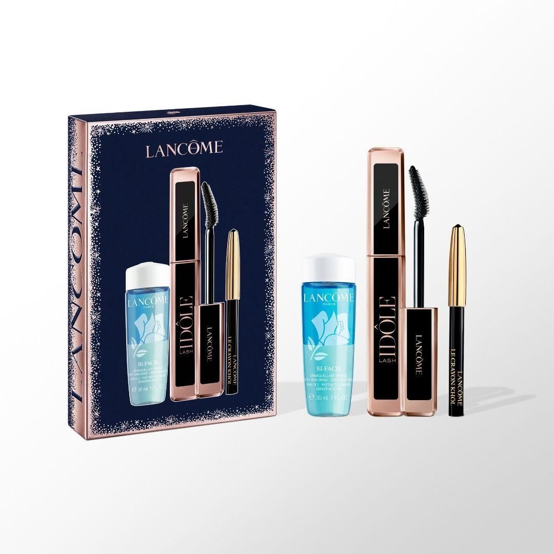 Lancome Lash Idole Maskara 01 + Mini Khol Black Pencil + Bi-Facil 30 Ml