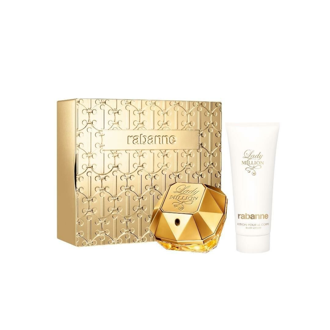 Rabanne Lady Million Edp 80 Ml + Body Lotion 100 Ml