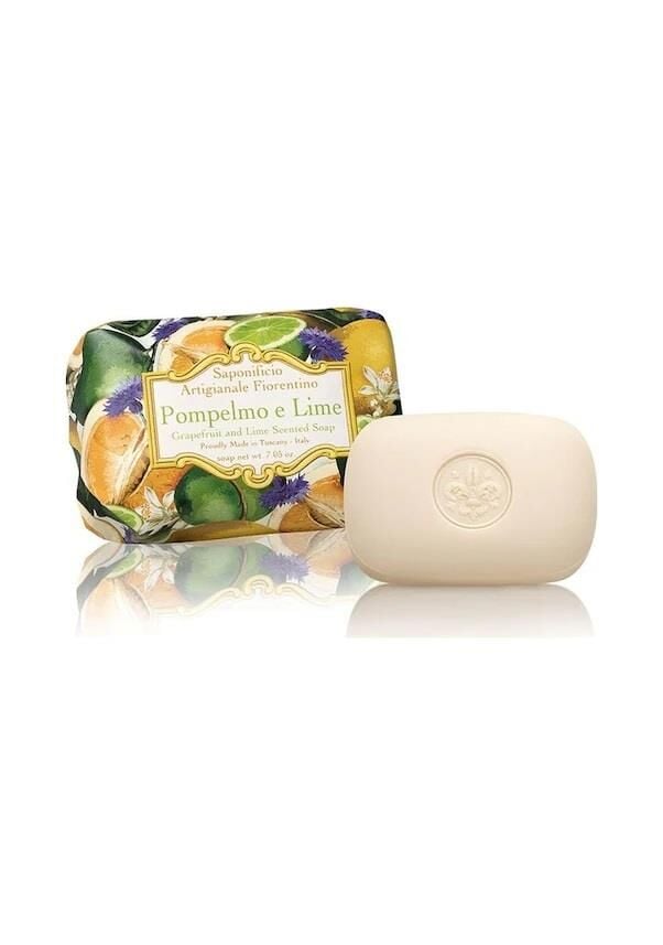 Saponificio Artigianale Fiorentino Sabun 200 Gr (7) - Grapefruit And Lime